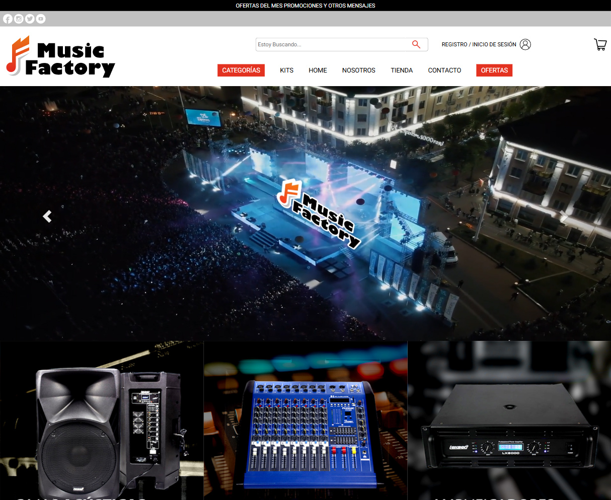 Logo de Music Factory